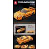 REOBRIX 791 non  XE THỂ THAO MÀU CAM tỷ lệ 1:24 bộ đồ chơi xếp lắp ráp ghép mô hình Speed Champions Racing Cars 911 GT3 Đua Xe Công Thức 338 khối