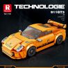 REOBRIX 791 non  XE THỂ THAO MÀU CAM tỷ lệ 1:24 bộ đồ chơi xếp lắp ráp ghép mô hình Speed Champions Racing Cars 911 GT3 Đua Xe Công Thức 338 khối