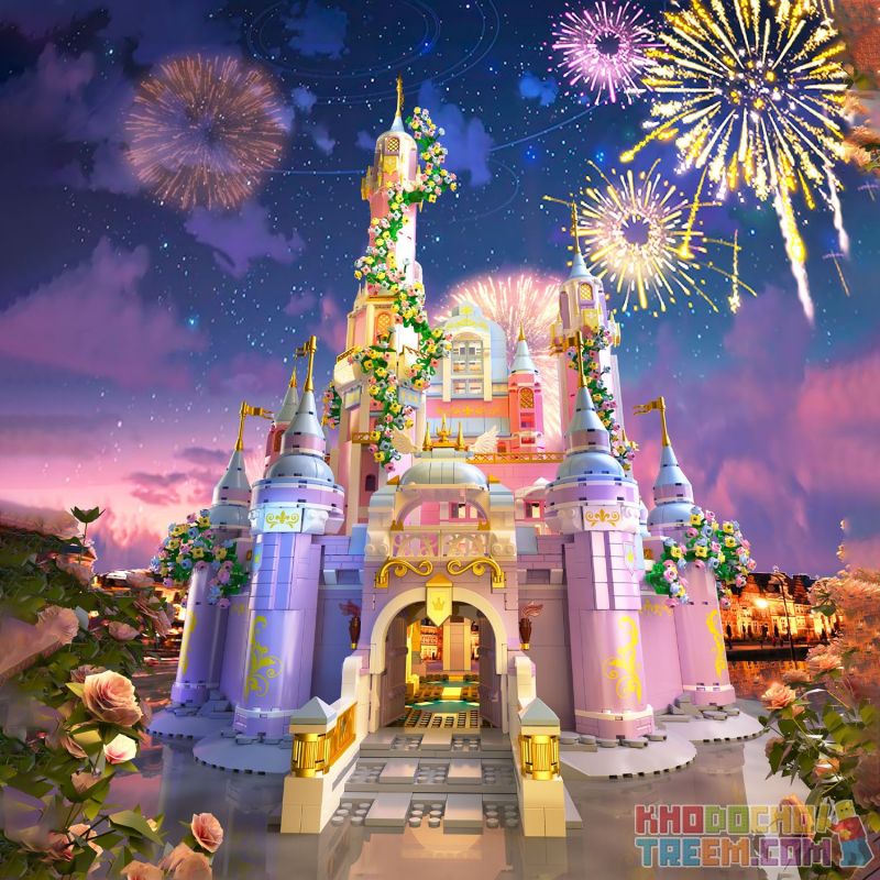 ZHEGAO 612011 non  LÂU ĐÀI MƠ ƯỚC bộ đồ chơi xếp lắp ráp ghép mô hình Creator Sáng Tạo 4780 khối