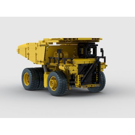 REBRICKABLE MOC-75257 75257 MOC75257 REOBRIX 22025 non  XE TẢI KHAI THÁC MỎ CATERPILLAR 797 bộ đồ chơi xếp lắp ráp ghép mô hình  CATERPILLAR 797 MINING TRUCK / DUMP FULL RC Kỹ Thuật Công Nghệ Cao Mô Hình Phương Tiện 1622 khối