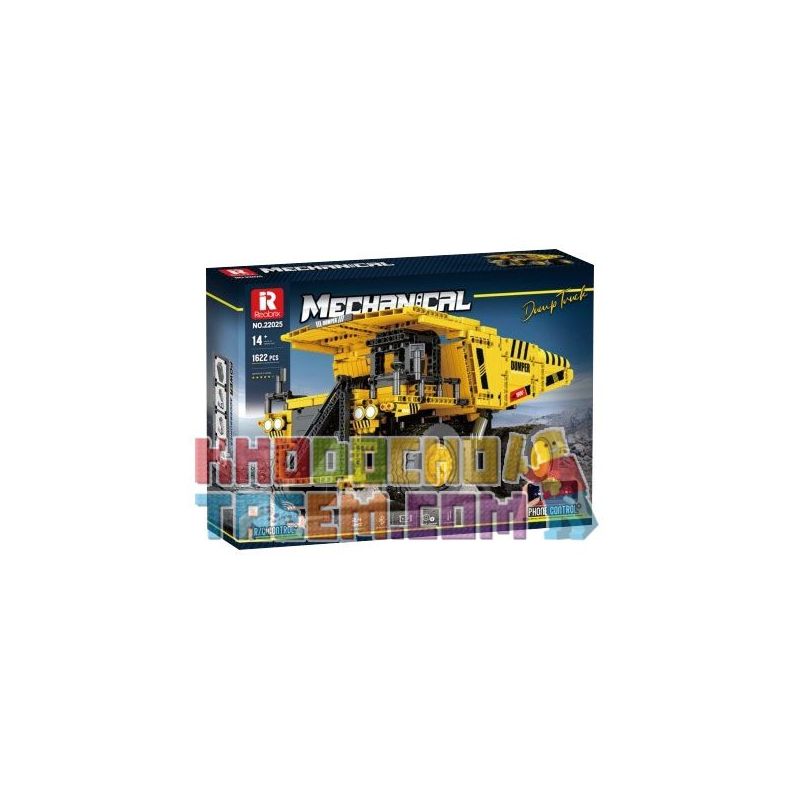 REBRICKABLE MOC-75257 75257 MOC75257 REOBRIX 22025 non  XE TẢI KHAI THÁC MỎ CATERPILLAR 797 bộ đồ chơi xếp lắp ráp ghép mô hình  CATERPILLAR 797 MINING TRUCK / DUMP FULL RC Kỹ Thuật Công Nghệ Cao Mô Hình Phương Tiện 1622 khối
