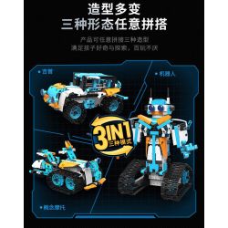 XK BC-20 BC-21 non  ĐỘI NGŨ CHUYỂN ĐỔI bộ đồ chơi xếp lắp ráp ghép mô hình  CHANGING COMBAT TROOPS Kỹ Thuật Công Nghệ Cao Mô Hình Phương Tiện 462 khối