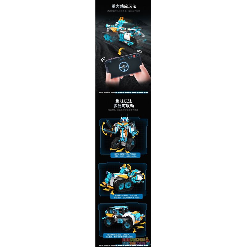 XK BC-20 BC-21 non  ĐỘI NGŨ CHUYỂN ĐỔI bộ đồ chơi xếp lắp ráp ghép mô hình  CHANGING COMBAT TROOPS Kỹ Thuật Công Nghệ Cao Mô Hình Phương Tiện 462 khối