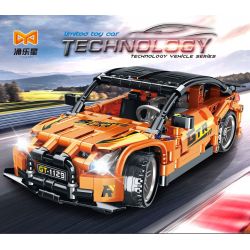 YONGLEXING 11029 non  XE KÉO LÙI MÀU CAM bộ đồ chơi xếp lắp ráp ghép mô hình  Kỹ Thuật Công Nghệ Cao Mô Hình Phương Tiện 365 khối