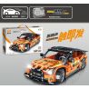 YONGLEXING 11029 non  XE KÉO LÙI MÀU CAM bộ đồ chơi xếp lắp ráp ghép mô hình  Kỹ Thuật Công Nghệ Cao Mô Hình Phương Tiện 365 khối