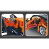 YONGLEXING 11029 non  XE KÉO LÙI MÀU CAM bộ đồ chơi xếp lắp ráp ghép mô hình  Kỹ Thuật Công Nghệ Cao Mô Hình Phương Tiện 365 khối