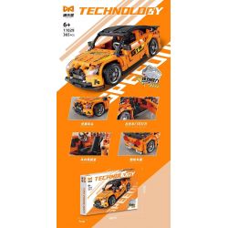 YONGLEXING 11029 non  XE KÉO LÙI MÀU CAM bộ đồ chơi xếp lắp ráp ghép mô hình  Kỹ Thuật Công Nghệ Cao Mô Hình Phương Tiện 365 khối