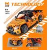 YONGLEXING 11029 non  XE KÉO LÙI MÀU CAM bộ đồ chơi xếp lắp ráp ghép mô hình  Kỹ Thuật Công Nghệ Cao Mô Hình Phương Tiện 365 khối