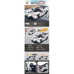 YONGLEXING 11028 non  XE KÉO MÀU TRẮNG bộ đồ chơi xếp lắp ráp ghép mô hình  Kỹ Thuật Công Nghệ Cao Mô Hình Phương Tiện 302 khối