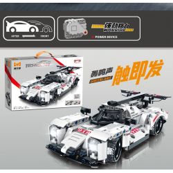 YONGLEXING 11028 non  XE KÉO MÀU TRẮNG bộ đồ chơi xếp lắp ráp ghép mô hình  Kỹ Thuật Công Nghệ Cao Mô Hình Phương Tiện 302 khối