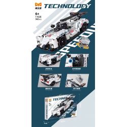 YONGLEXING 11028 non  XE KÉO MÀU TRẮNG bộ đồ chơi xếp lắp ráp ghép mô hình  Kỹ Thuật Công Nghệ Cao Mô Hình Phương Tiện 302 khối