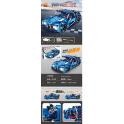 YONGLEXING 11027 non  XE KÉO MÀU XANH bộ đồ chơi xếp lắp ráp ghép mô hình  Kỹ Thuật Công Nghệ Cao Mô Hình Phương Tiện 322 khối