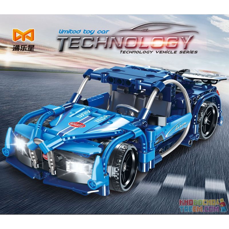 YONGLEXING 11027 non  XE KÉO MÀU XANH bộ đồ chơi xếp lắp ráp ghép mô hình  Kỹ Thuật Công Nghệ Cao Mô Hình Phương Tiện 322 khối