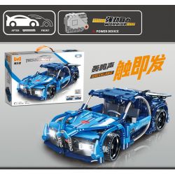 YONGLEXING 11027 non  XE KÉO MÀU XANH bộ đồ chơi xếp lắp ráp ghép mô hình  Kỹ Thuật Công Nghệ Cao Mô Hình Phương Tiện 322 khối