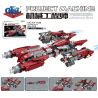 GBL KY1109 1109 non  HẠM ĐỘI THÁM HIỂM KHÔNG GIAN CON TÀU NGOÀI HÀNH TINH BIẾN DẠNG BZ-1 bộ đồ chơi xếp lắp ráp ghép mô hình  ADVENTURER FLEET Kỹ Thuật Công Nghệ Cao Mô Hình Phương Tiện 864 khối