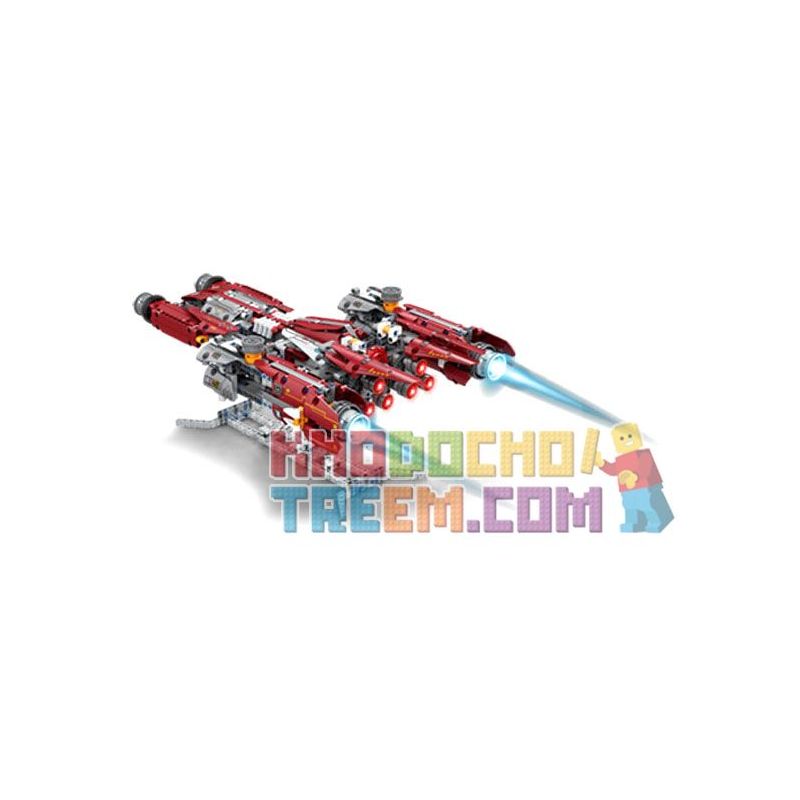 GBL KY1109 1109 non  HẠM ĐỘI THÁM HIỂM KHÔNG GIAN CON TÀU NGOÀI HÀNH TINH BIẾN DẠNG BZ-1 bộ đồ chơi xếp lắp ráp ghép mô hình  ADVENTURER FLEET Kỹ Thuật Công Nghệ Cao Mô Hình Phương Tiện 864 khối