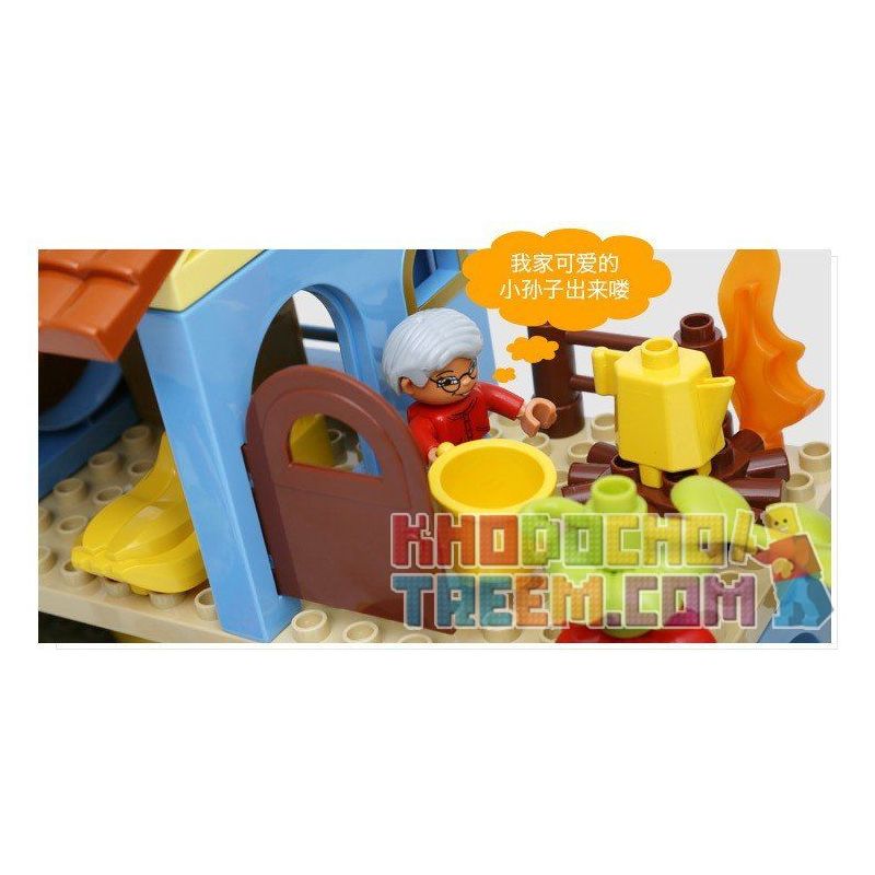 HYSTOYS HONGYUANSHENG AOLEDUOTOYS HG-1423 1423 HG1423 Xếp hình kiểu    Family House Nhà Bà Ngoại 53 khối HYSTOYS HONGYUANSHENG AOLEDUOTOYS HG-1423 1423 HG1423 Xếp hình kiểu    Family House Nhà Bà Ngoại 53 khối