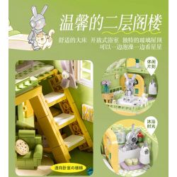 PLEYERID M38-P8021 P8021 8021 M38P8021 38-P8021 non  VƯỜN XUÂN ĐẮM CHÌM bộ đồ chơi xếp lắp ráp ghép mô hình Creator Sáng Tạo