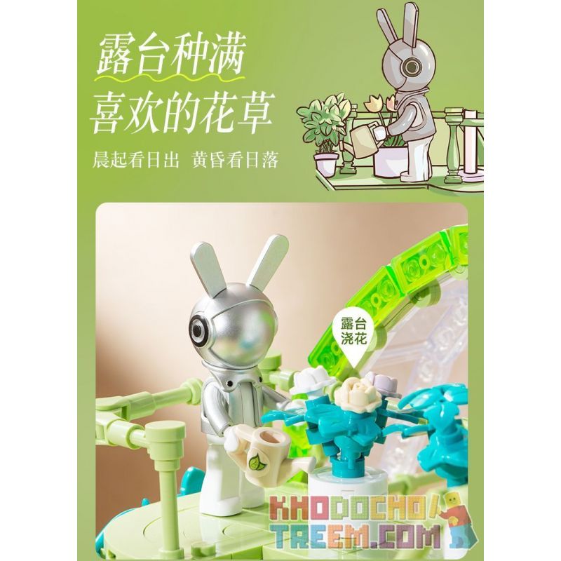 PLEYERID M38-P8021 P8021 8021 M38P8021 38-P8021 non  VƯỜN XUÂN ĐẮM CHÌM bộ đồ chơi xếp lắp ráp ghép mô hình Creator Sáng Tạo