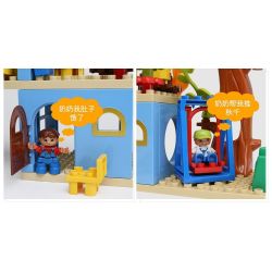 HYSTOYS HONGYUANSHENG AOLEDUOTOYS HG-1423 1423 HG1423 Xếp hình kiểu    Family House Nhà Bà Ngoại 53 khối HYSTOYS HONGYUANSHENG AOLEDUOTOYS HG-1423 1423 HG1423 Xếp hình kiểu    Family House Nhà Bà Ngoại 53 khối