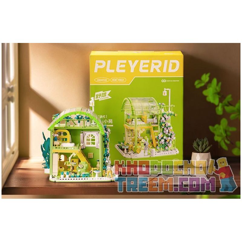 PLEYERID M38-P8021 P8021 8021 M38P8021 38-P8021 non  VƯỜN XUÂN ĐẮM CHÌM bộ đồ chơi xếp lắp ráp ghép mô hình Creator Sáng Tạo