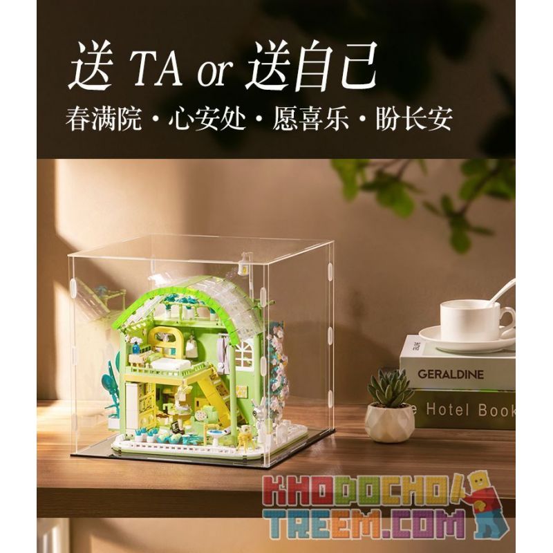 PLEYERID M38-P8021 P8021 8021 M38P8021 38-P8021 non  VƯỜN XUÂN ĐẮM CHÌM bộ đồ chơi xếp lắp ráp ghép mô hình Creator Sáng Tạo