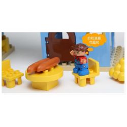 HYSTOYS HONGYUANSHENG AOLEDUOTOYS HG-1423 1423 HG1423 Xếp hình kiểu    Family House Nhà Bà Ngoại 53 khối HYSTOYS HONGYUANSHENG AOLEDUOTOYS HG-1423 1423 HG1423 Xếp hình kiểu    Family House Nhà Bà Ngoại 53 khối