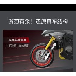 CADA DOUBLEE C59021 59021 non  XE MÁY SUZUKI LƯỠI tỷ lệ 1:6 bộ đồ chơi xếp lắp ráp ghép mô hình  SUZUKI KATANA Kỹ Thuật Công Nghệ Cao Mô Hình Phương Tiện 1104 khối