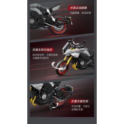 CADA DOUBLEE C59021 59021 non  XE MÁY SUZUKI LƯỠI tỷ lệ 1:6 bộ đồ chơi xếp lắp ráp ghép mô hình  SUZUKI KATANA Kỹ Thuật Công Nghệ Cao Mô Hình Phương Tiện 1104 khối