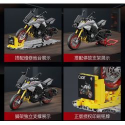 CADA DOUBLEE C59021 59021 non  XE MÁY SUZUKI LƯỠI tỷ lệ 1:6 bộ đồ chơi xếp lắp ráp ghép mô hình  SUZUKI KATANA Kỹ Thuật Công Nghệ Cao Mô Hình Phương Tiện 1104 khối
