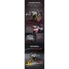 CADA DOUBLEE C59021 59021 non  XE MÁY SUZUKI LƯỠI tỷ lệ 1:6 bộ đồ chơi xếp lắp ráp ghép mô hình  SUZUKI KATANA Kỹ Thuật Công Nghệ Cao Mô Hình Phương Tiện 1104 khối