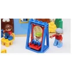 HYSTOYS HONGYUANSHENG AOLEDUOTOYS HG-1423 1423 HG1423 Xếp hình kiểu    Family House Nhà Bà Ngoại 53 khối HYSTOYS HONGYUANSHENG AOLEDUOTOYS HG-1423 1423 HG1423 Xếp hình kiểu    Family House Nhà Bà Ngoại 53 khối