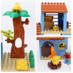 HYSTOYS HONGYUANSHENG AOLEDUOTOYS HG-1423 1423 HG1423 Xếp hình kiểu    Family House Nhà Bà Ngoại 53 khối HYSTOYS HONGYUANSHENG AOLEDUOTOYS HG-1423 1423 HG1423 Xếp hình kiểu    Family House Nhà Bà Ngoại 53 khối