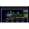 MouldKing 12024 Mould King 12024 non  ĐẦU MÁY XĂNG 4-4-0 bộ đồ chơi xếp lắp ráp ghép mô hình City 4-4-0 STEAM LOCOMOTIVE Thành Phố 1212 khối