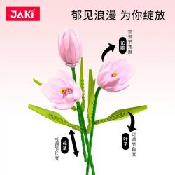 JAKI JK29315 29315 JK29316 29316 non  NHẬT KÝ THỰC VẬT 2 BÔNG HOA TULIP MONET TÌNH YÊU VÀ ƯỚC MƠ CA NGỢI TINH bộ đồ chơi xếp lắp ráp ghép mô hình Creator Sáng Tạo