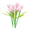 JAKI JK29311 29311 JK29312 29312 non  NHẬT KÝ THỰC VẬT 2 BÔNG HOA TULIP MONET ÁNH SÁNG THÌ THẦM CÔNG CHÚA TRĂNG bộ đồ chơi xếp lắp ráp ghép mô hình Creator Sáng Tạo