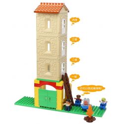 HYSTOYS HONGYUANSHENG AOLEDUOTOYS HG-1424 1424 HG1424 Xếp hình kiểu    Family House Ngôi Nhà Nông Trại 42 khối HYSTOYS HONGYUANSHENG AOLEDUOTOYS HG-1424 1424 HG1424 Xếp hình kiểu    Family House Ngôi Nhà Nông Trại 42 khối