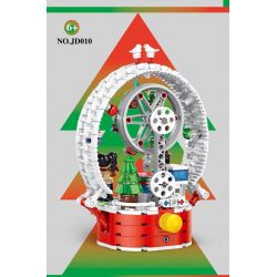 SMALL ANGLE JD010 non  BÁNH XE ĐU QUAY GIÁNG SINH bộ đồ chơi xếp lắp ráp ghép mô hình Creator Sáng Tạo