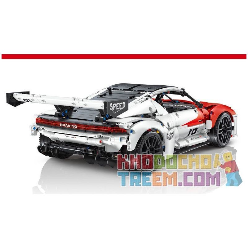 SMALL ANGLE JD009 non  SỨ MỆNH R CỦA PORSCHE tỷ lệ 1:10 bộ đồ chơi xếp lắp ráp ghép mô hình  PORSCHE MISSION Kỹ Thuật Công Nghệ Cao Mô Hình Phương Tiện 2459 khối