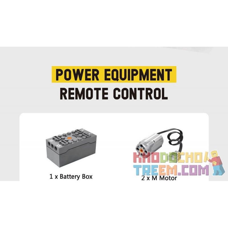 REOBRIX 22024 non  MÁY KÉO ĐANG TẢI bộ đồ chơi xếp lắp ráp ghép mô hình  LOADING TRACTOR Kỹ Thuật Công Nghệ Cao Mô Hình Phương Tiện 1496 khối