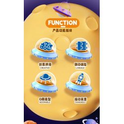 FORANGE FC8602 8602 non  ĐỘI VŨ TRỤ QUDONG 6 MÔ HÌNH TÀU CÓ NGƯỜI LÁI PHƯƠNG TIỆN THÁM HIỂM MẶT TRĂNG TÊN LỬA THẦN CHÂU THĂM DÒ SAO HỎA bộ đồ chơi xếp lắp ráp ghép mô hình 1475 khối