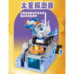 FORANGE FC8602 8602 non  ĐỘI VŨ TRỤ QUDONG 6 MÔ HÌNH TÀU CÓ NGƯỜI LÁI PHƯƠNG TIỆN THÁM HIỂM MẶT TRĂNG TÊN LỬA THẦN CHÂU THĂM DÒ SAO HỎA bộ đồ chơi xếp lắp ráp ghép mô hình 1475 khối