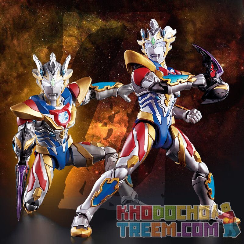 BLOKS 73702 non  PHIÊN BẢN HUYỀN THOẠI ULTRAMAN ZETA DELTA CLAW bộ đồ chơi xếp lắp ráp ghép mô hình Movie & Game Phim Và Trò Chơi