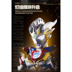 BLOKS 73702 non  PHIÊN BẢN HUYỀN THOẠI ULTRAMAN ZETA DELTA CLAW bộ đồ chơi xếp lắp ráp ghép mô hình Movie & Game Phim Và Trò Chơi