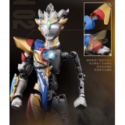 BLOKS 73702 non  PHIÊN BẢN HUYỀN THOẠI ULTRAMAN ZETA DELTA CLAW bộ đồ chơi xếp lắp ráp ghép mô hình Movie & Game Phim Và Trò Chơi
