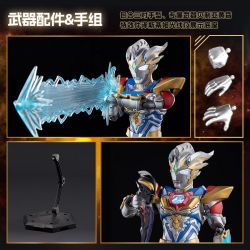 BLOKS 73702 non  PHIÊN BẢN HUYỀN THOẠI ULTRAMAN ZETA DELTA CLAW bộ đồ chơi xếp lắp ráp ghép mô hình Movie & Game Phim Và Trò Chơi