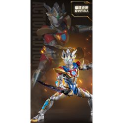 BLOKS 73702 non  PHIÊN BẢN HUYỀN THOẠI ULTRAMAN ZETA DELTA CLAW bộ đồ chơi xếp lắp ráp ghép mô hình Movie & Game Phim Và Trò Chơi