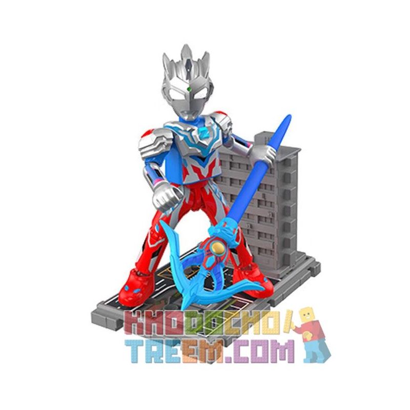 BLOKS 71234 non Lego PHIÊN BẢN SIÊU CỔ ĐIỂN ÁO GIÁP ULTRAMAN ZETA ALPHA bộ đồ chơi xếp lắp ráp ghép mô hình Movie & Game Phim Và Trò Chơi