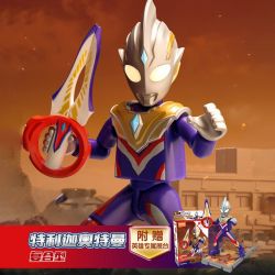 BLOKS 71233 non  CUỐN SÁCH CỰC KỲ NỔI TIẾNG PHIÊN BẢN CỔ ĐIỂN LOẠI TỔNG HỢP ULTRAMAN TELIGA bộ đồ chơi xếp lắp ráp ghép mô hình Movie & Game Phim Và Trò Chơi