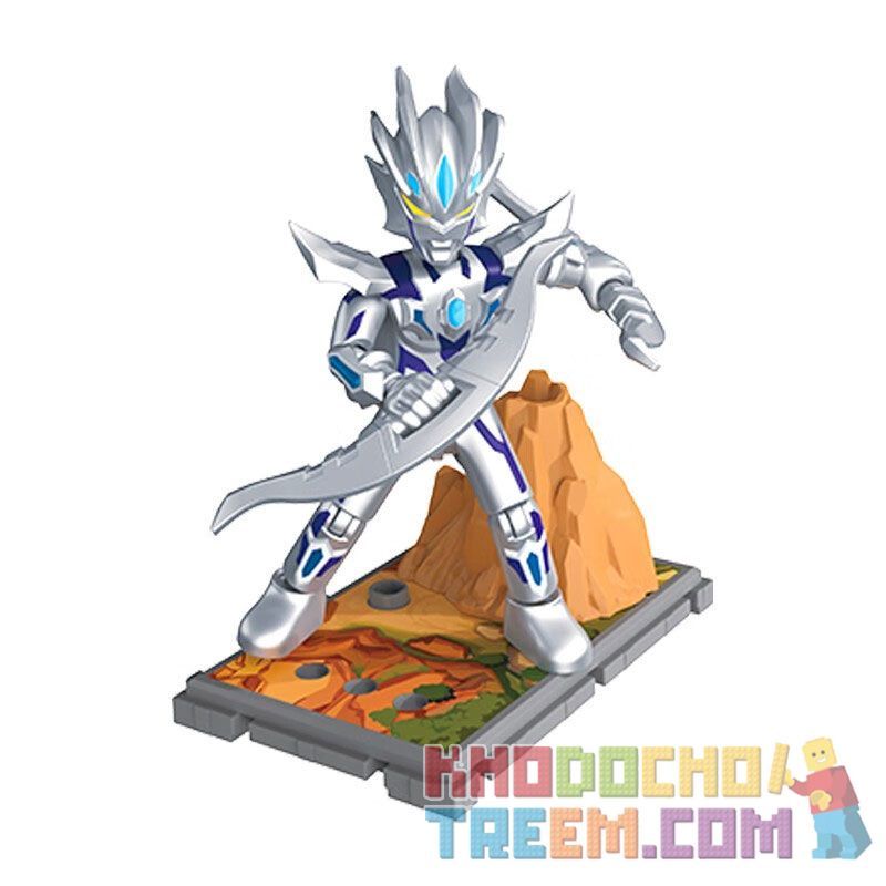 BLOKS 71242 non Lego PHIÊN BẢN CỔ ĐIỂN CỦA ULTRAMAN ZERO DẠNG VÔ HẠN bộ đồ chơi xếp lắp ráp ghép mô hình Movie & Game Phim Và Trò Chơi